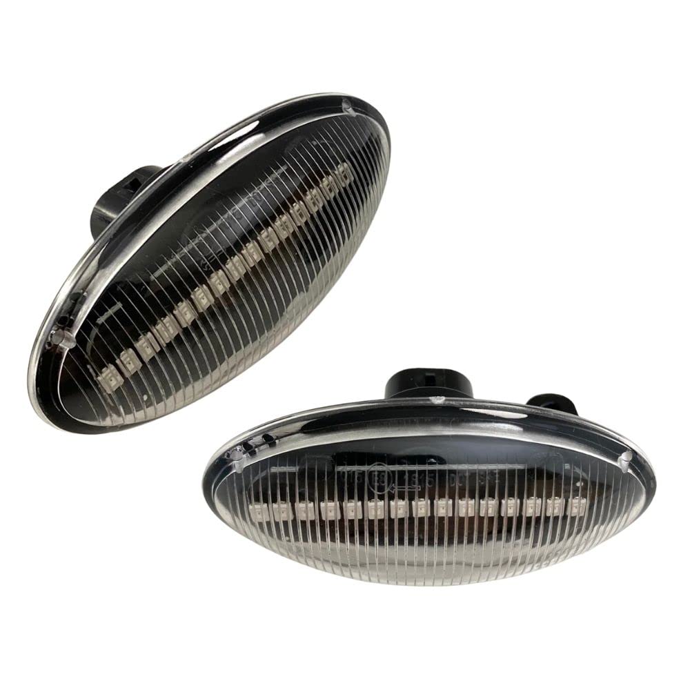 

[one+lifestyle] Светодиодные последовательные боковые указатели поворота с динамическим светом для Suzuki Jimny внедорожник SX4 Every универсал Swift Alto Suzuki и т.д. (чистый)