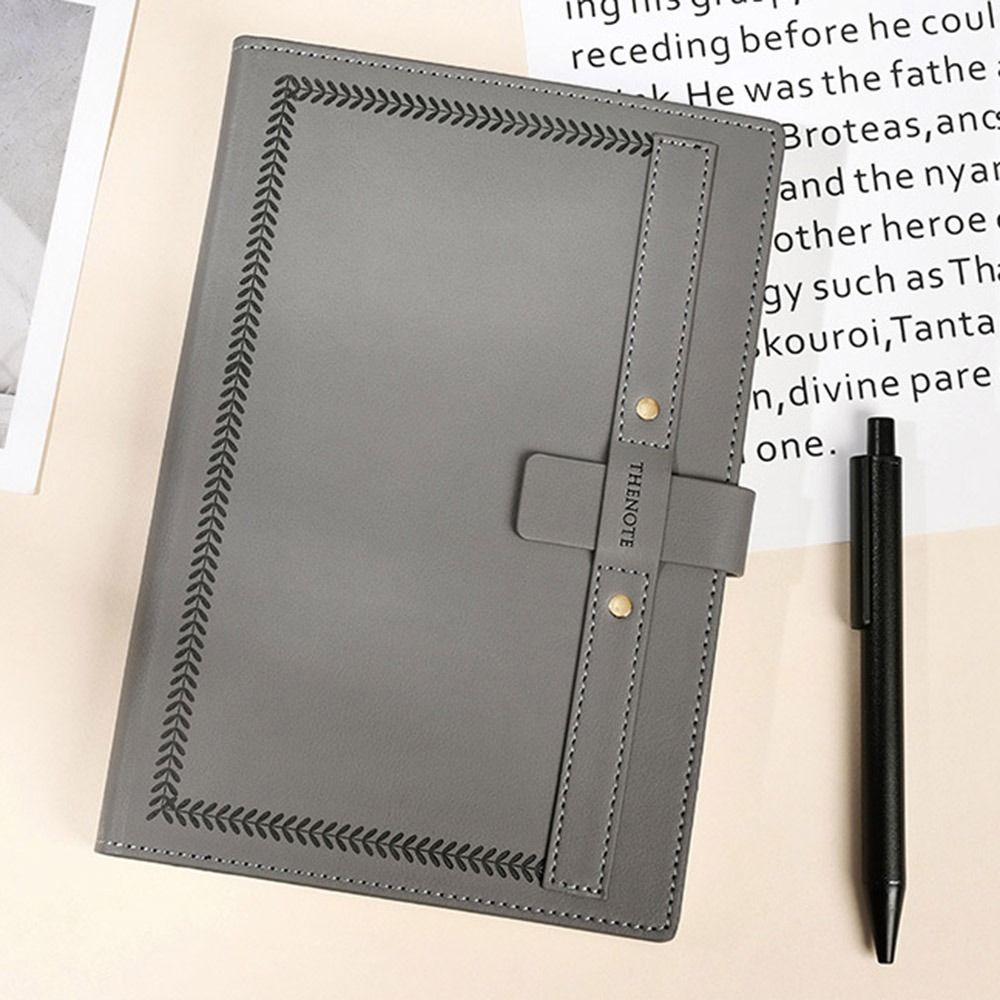 PU Leather Cover Business Office Notebook Frosted Texture Students Notebook Diary Agenda Organizer