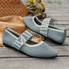 New Women's Soft Sole Wool Knit Slip-On Ballet Flats