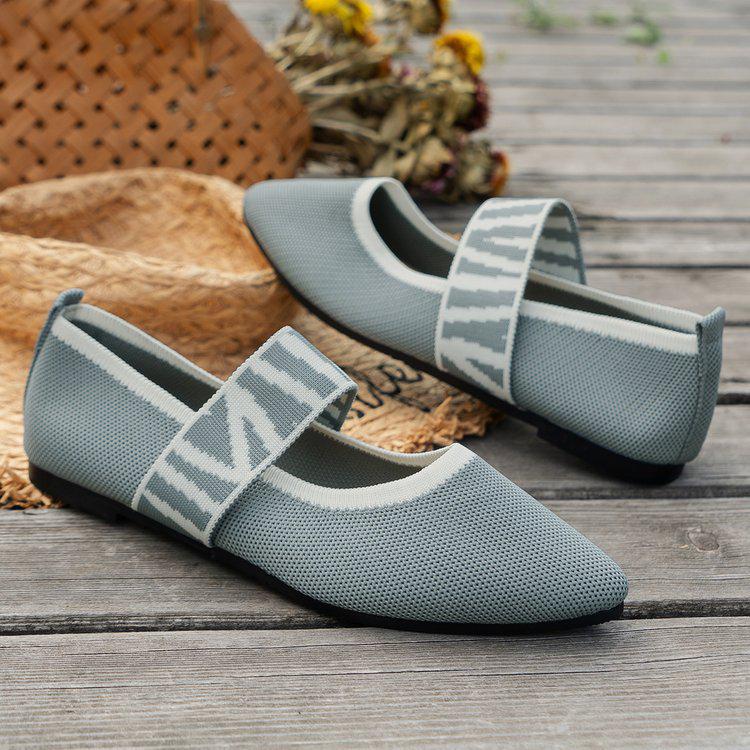 New Women's Soft Sole Wool Knit Slip-On Ballet Flats
