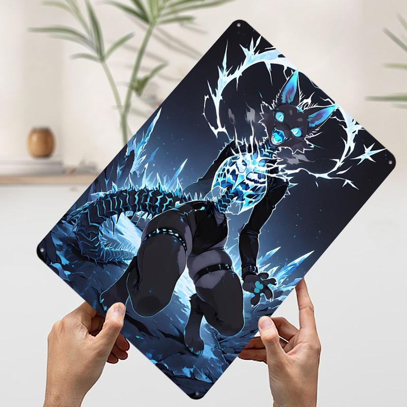 

Icy Anthro Fox Character Poster Customized Wall Art Vintage Metal Signs Retro Tin Plaque for Man Cave Decoration Garage Decor 20x30cm（7.8x11.8inch）
