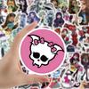 50PCS Monster High Waterproof Stickers PVC for Laptop Skateboard Luggage Phone