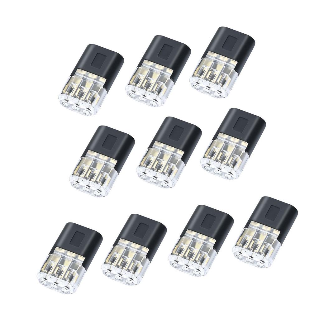 10pcs Locking Terminals Block for Secure Electrical Connection in Craft Projects and Home Repairs Tool Casual Use