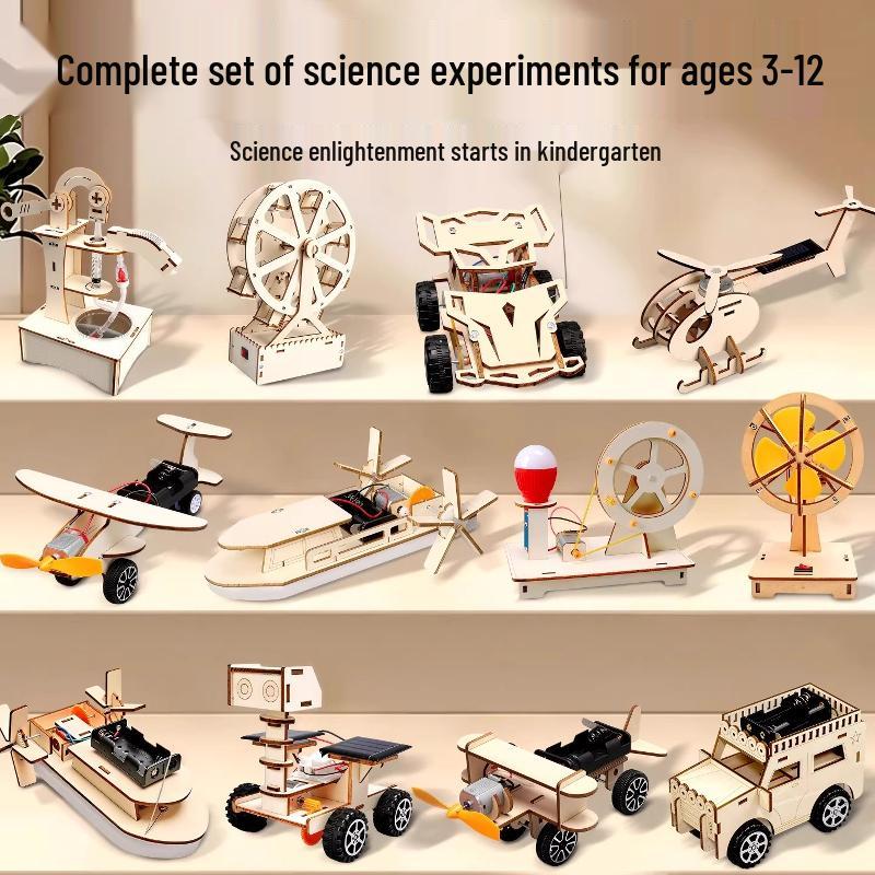 DIY Physics Experiment Kit for Kids – Educational Science Toys & Inventions for Primary School Boys, Great Gift!