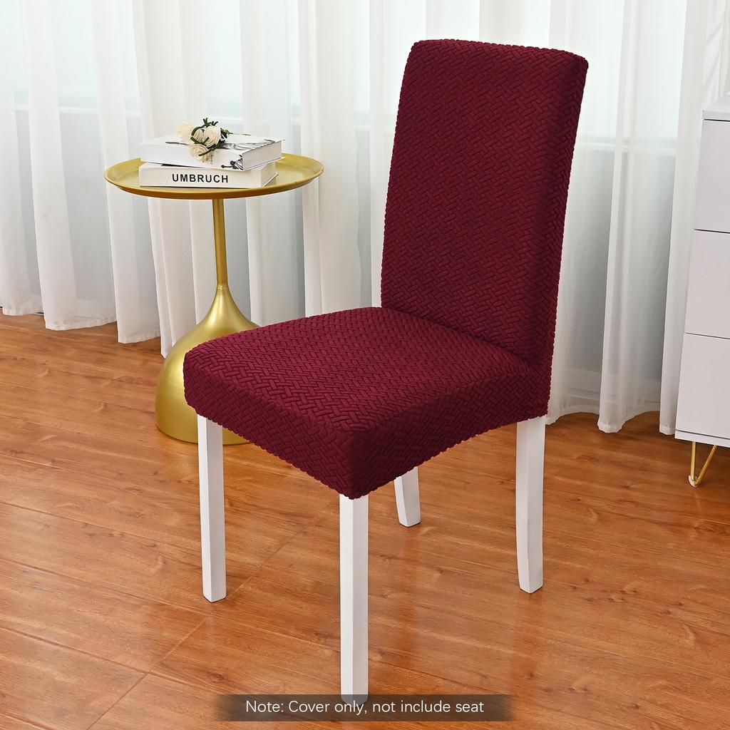 Simple Chair Cover Seat and Rest In One Half Package M Chair Protective Cover Polar Fleece Material