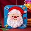 DIY Christmas Embroidery Kit for Beginners Cute Santa/Stocking/Gingerbread Sewing Projects Xmas Needlepoint Kit for Kids Adults