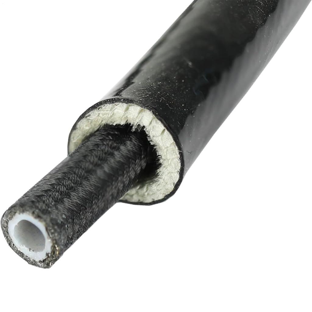 Automotive Heat Protection Sleeve - Fiberglass Wire Cover, Heat Resistant Hose Shield, Electrical Cable