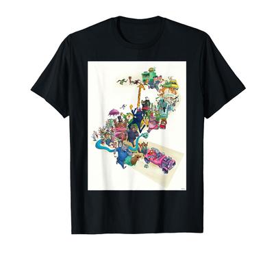 Disney Zootopia 2 Multi-Character Chase Official Poster Art T-Shirt