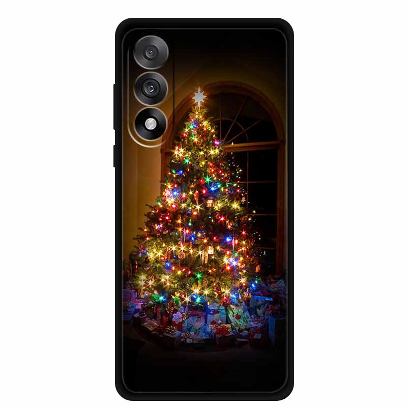 Christmas Phone Cases For OnePlus Nord 5 5G Case Shockproof Silicone Soft Black Cover Christmas Tree for 1+ Nord 5 5G Back Cover