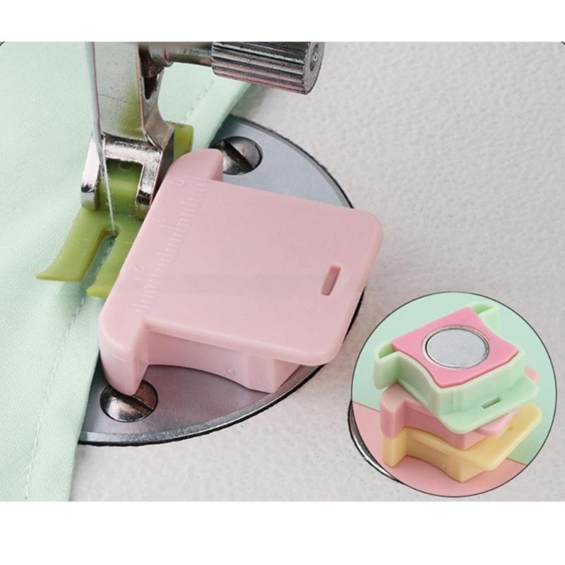 Multifunctional Plastic Magnetic Seam Guide Adjustable Sewing Seam Guide For Fabric Alignment Sewing Garment Making