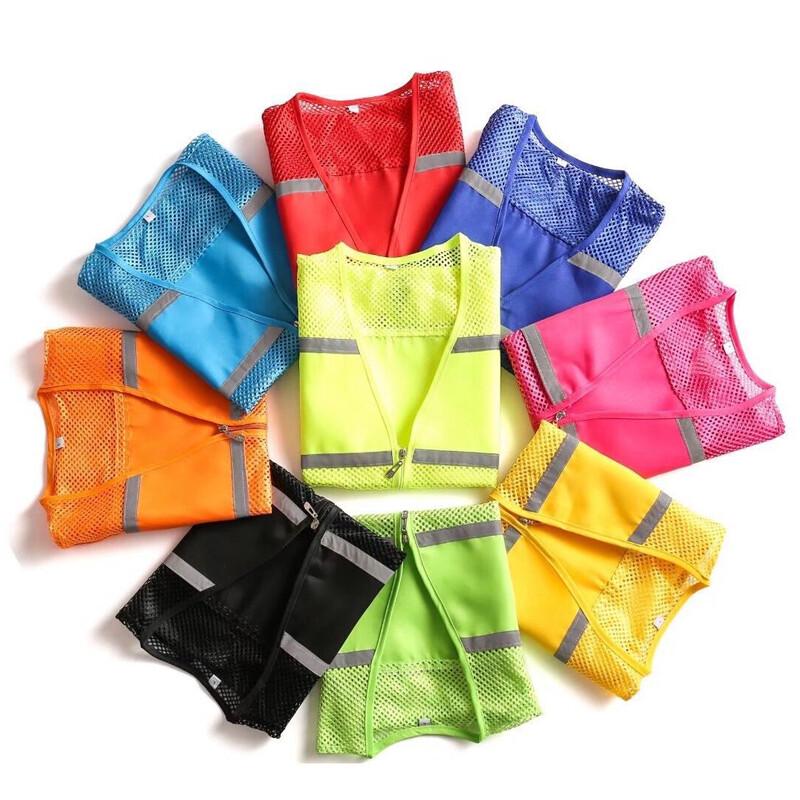 Manlu High-Visibility Reflective Mesh Volunteer Vest