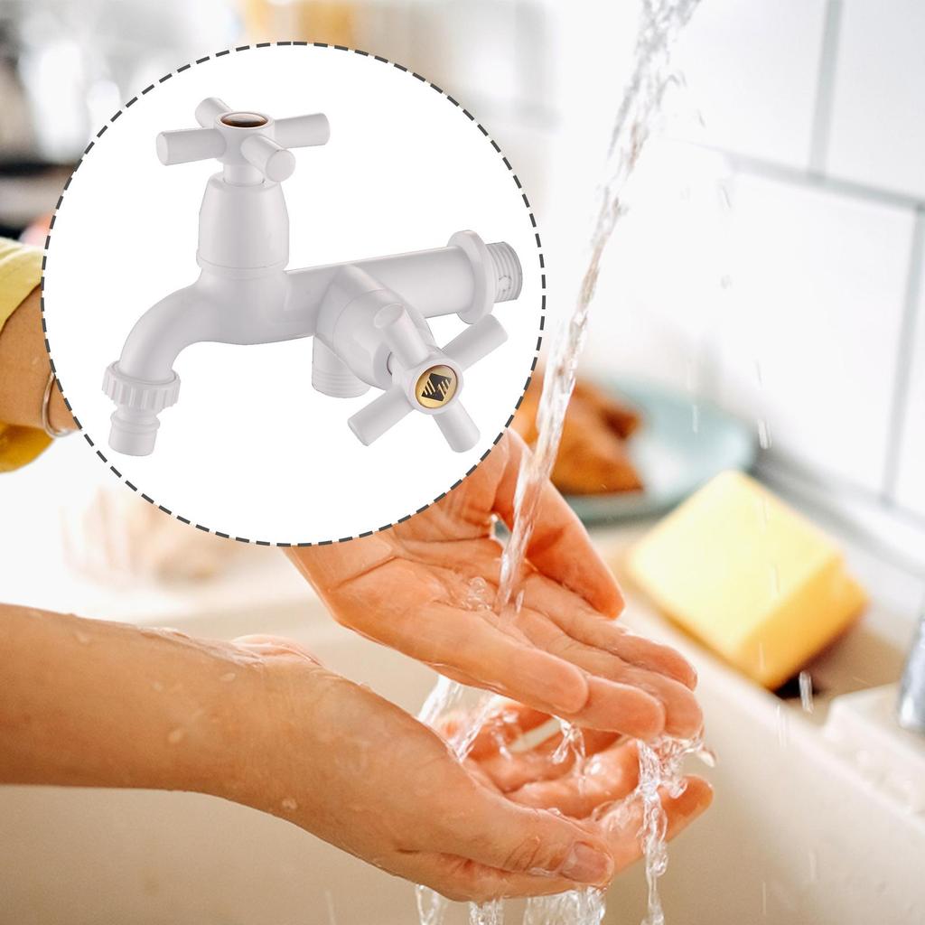 Washing Machine Faucet Garden Tap Mop Pool Faucet Wear Resistance G1/2 Bathroom Faucet for Outdoor Laundry