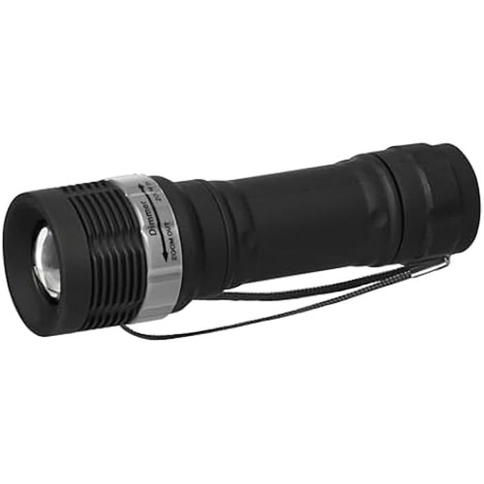 Lampe de Poche - EMOS - E-1512 - LED Zoomable - IP43 - 75 Lumens - 15 Heures d'Autonomie