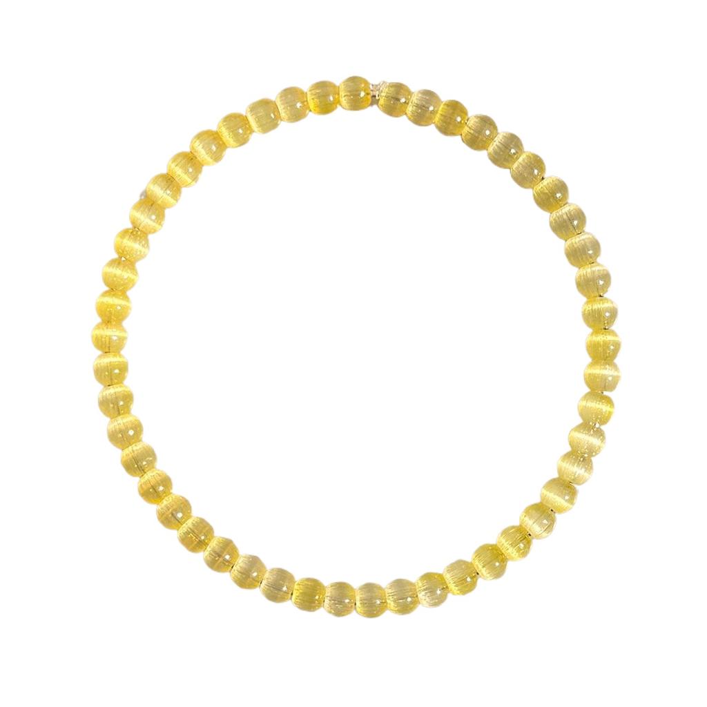 Handmade Opal Beaded Bracelet, Elastic Stretch Rope Natural Gemstone Bead Bangle Jewelry