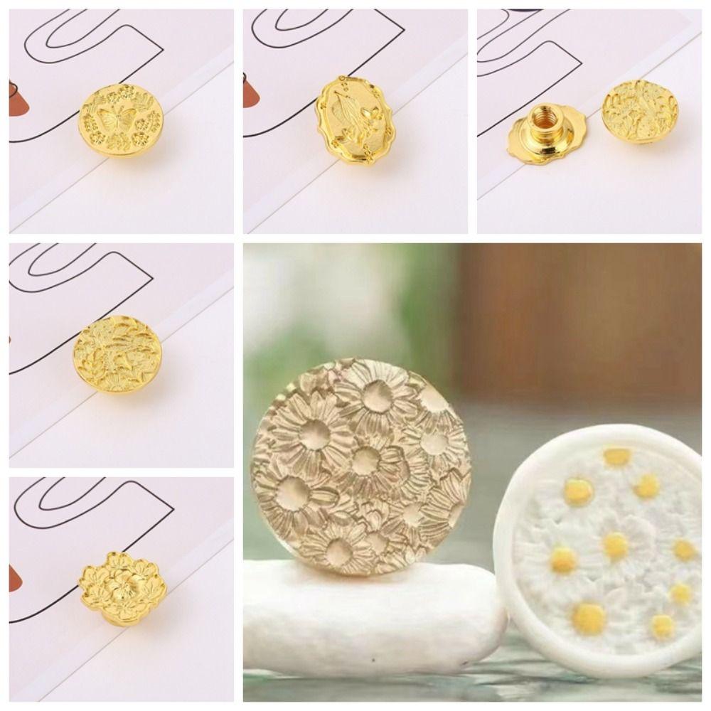 DIY Tool Retro Sealing Wax Stamp Head Wax Seal Stamp Polyshaped Head  Wedding Invitations