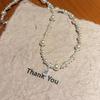 French Sugar Cube Pearl Necklace Femininity Premium Clavicle Chain Exquisite Versatile Necklace Accessories
