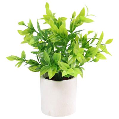 Pulp Potted Plant, Artificial Flocking Eucalyptus, Indoor Bedroom Fake Flower Living Room Ornament Bonsai