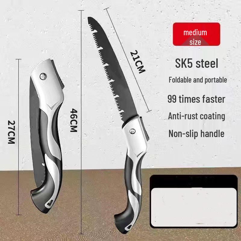 Высококачественная складная ручная пила из стали SK5 для быстрого и легкого пиления деревьев и древесины