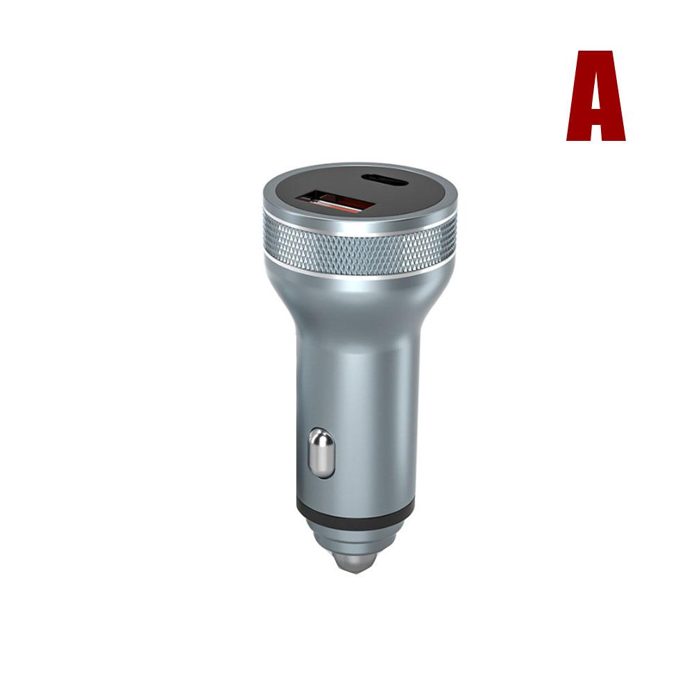 

USB / Type C Автомобільний зарядний пристрій Quick Charge 3.0 Fast Charging Charger для IPhone 13 Samsung Huawei Type C QC PD Зарядний пристрій для мобільного телефону