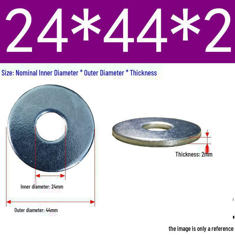 Galvanized Flat Metal Washer Spacer M3-M60