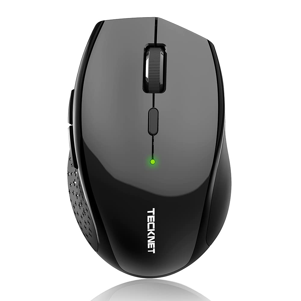 

TECKNET Bluetooth Wireless Mouse,5 Adjustable DPI Levels,24-Month Battery Life,6 Buttons Compatible for ipad/Laptop/Surface Pro/MacBook pro/Chromebook