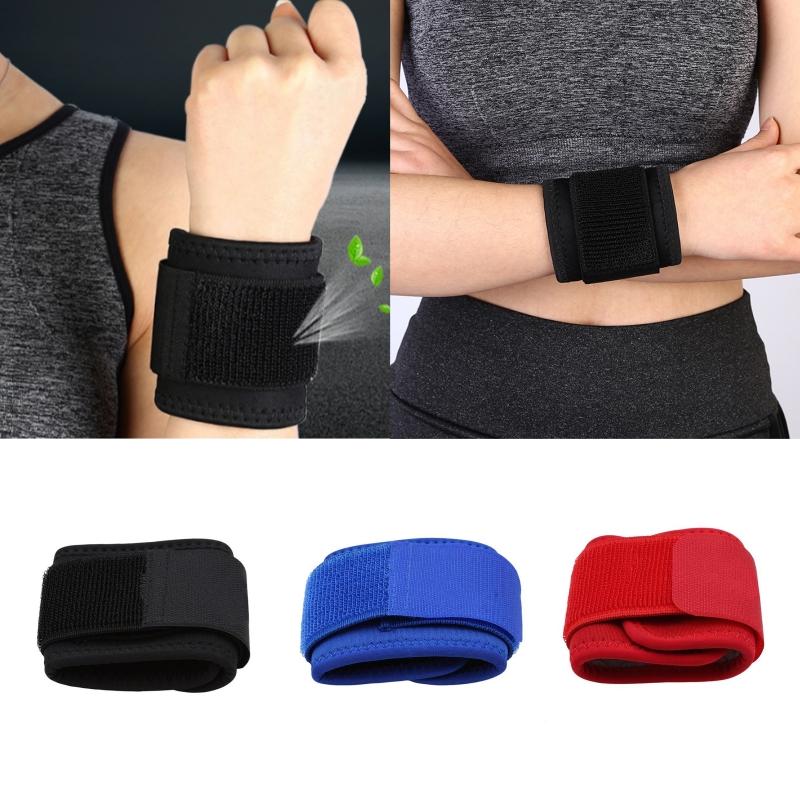 1PC Unisex Adjustable Sport Wrist Brace Compression Support Strap For Gym Fitness Training Injury Protection Wristband Wrap