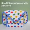 5Pcs Dish Towel Rainbow Dot Coral Velvet Rags Super Soft Absorbent Microfiber Towels Kitchen Drying Hands Tableware