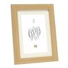 Photo Frame - S66k - Oak - 40x50 Cm (mount 30x40) - MDF with Wooden Moulding