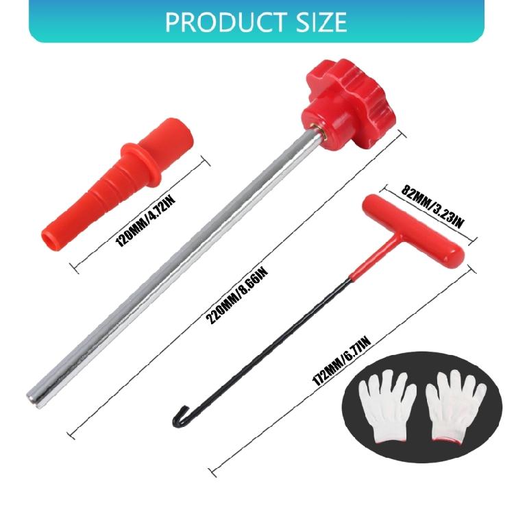 Metal Plastic Construction Tire Stem Removal Puller Installer Tool Kit for Reliability in Demanding Automotive Environment