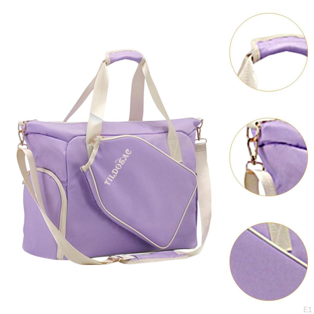 Women's Pickleball Bag Racket Detachable Adjustable Shoulder Strap Gym Stylish