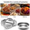 Stainless Steel Double Ear Tea Infuser Double-layer Coffee Filter Sieve Tea Strainers  Kitchen Tool