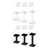 3x Acrylic Combat Display Stands Flying Miniatures Shelf Desk Organizer Holder Rack for Workshop Figures Toy