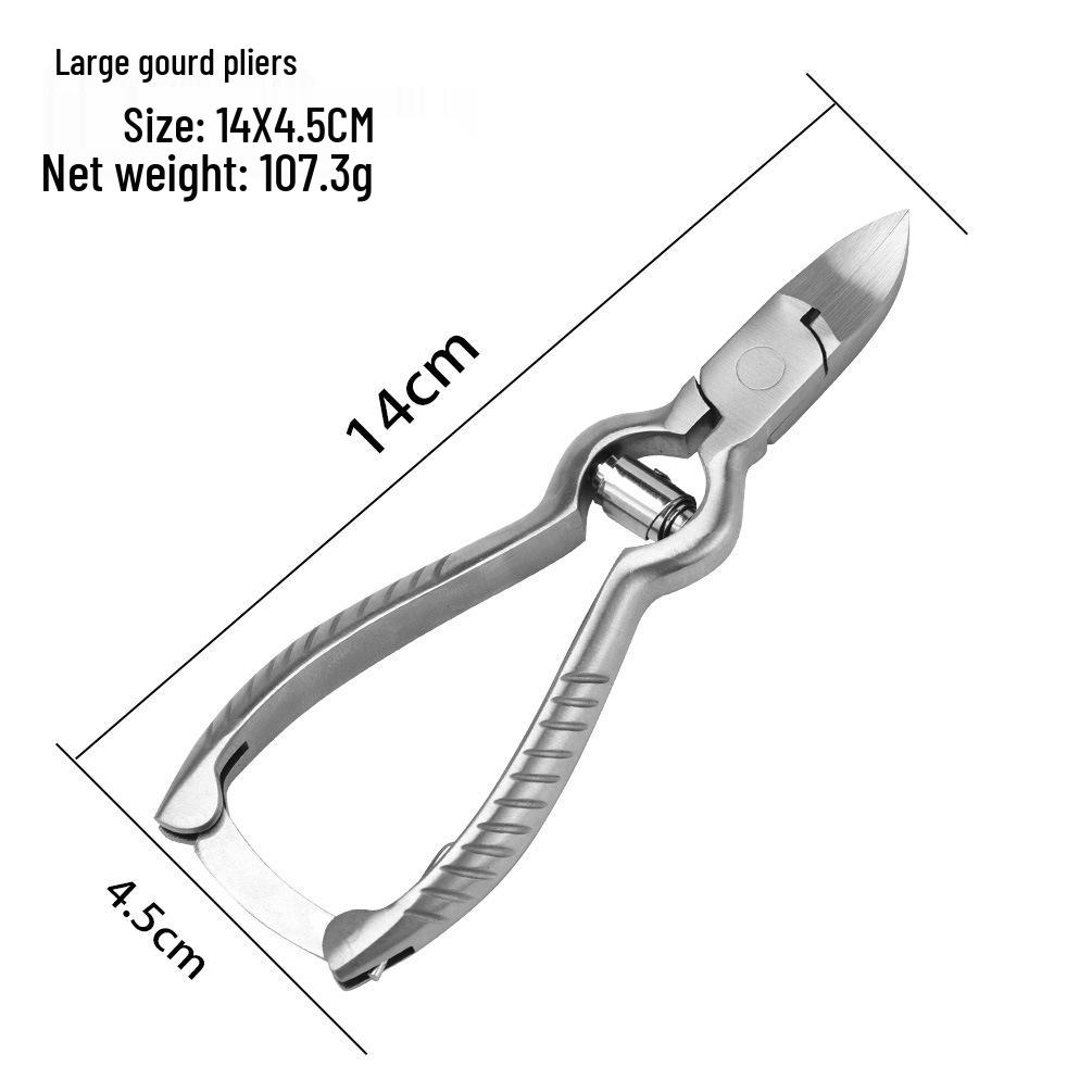 Eagle Mouth Gourd Pliers: Large & Small Stainless Steel Manicure Tool Set - Nail Clippers, Scissors, Cuticle Nippers