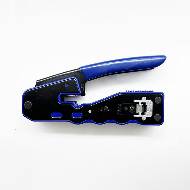 Professional Multifunctional Network Cable Pliers with 8P Crystal Head Crimping, Wire Stripper, and Cutter