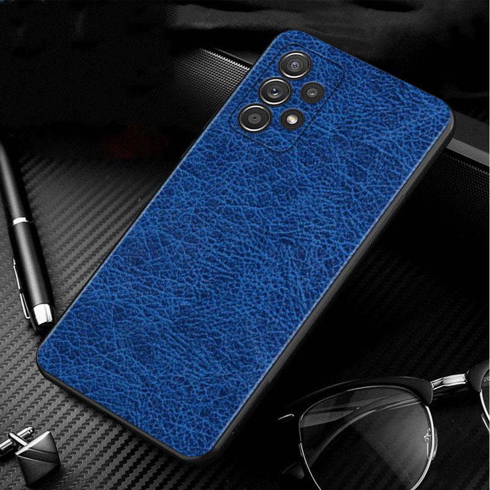 For Samsung Galaxy A21s A71 A12 A72 A41 A31 A02s A51 A52 A32 4G A22 A73 A03s A52s 5G A33 Original Leather Pattern Phone Case