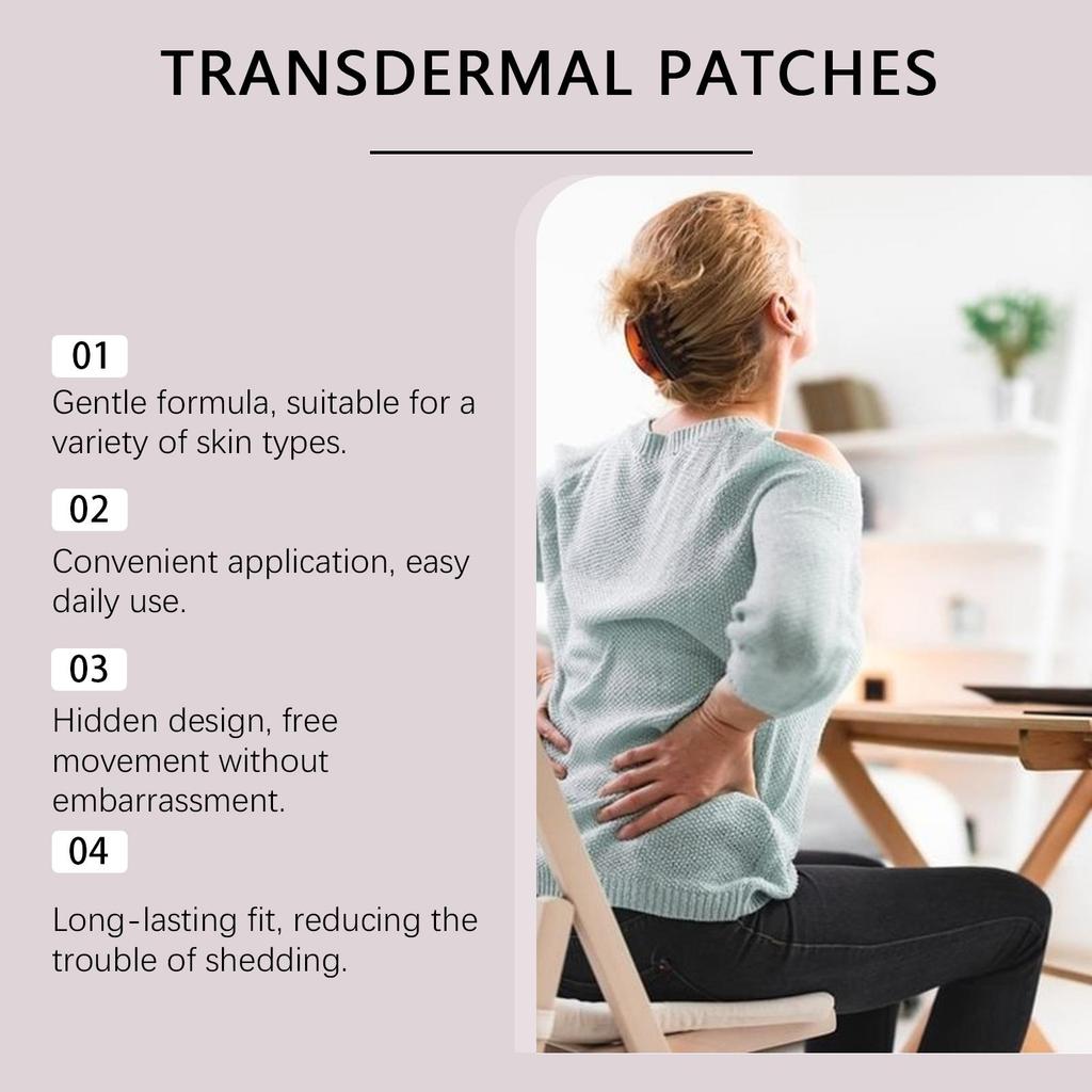 30 Stück Körperpflaster Tägliche Sanfte Pflege Tragbares Roter Ginseng & Ginkgo Körperpflaster