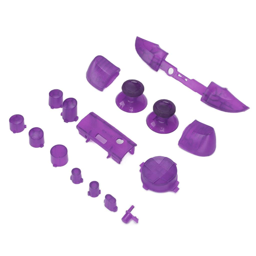 Komplette Tasten Mod Kits Trigger Komplettes Trigger Modul Set für XBOX Series X für XBOX Series S ControllerTransparent Lila