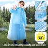 Kids' Waterproof TPU Raincoat with Backpack Slot