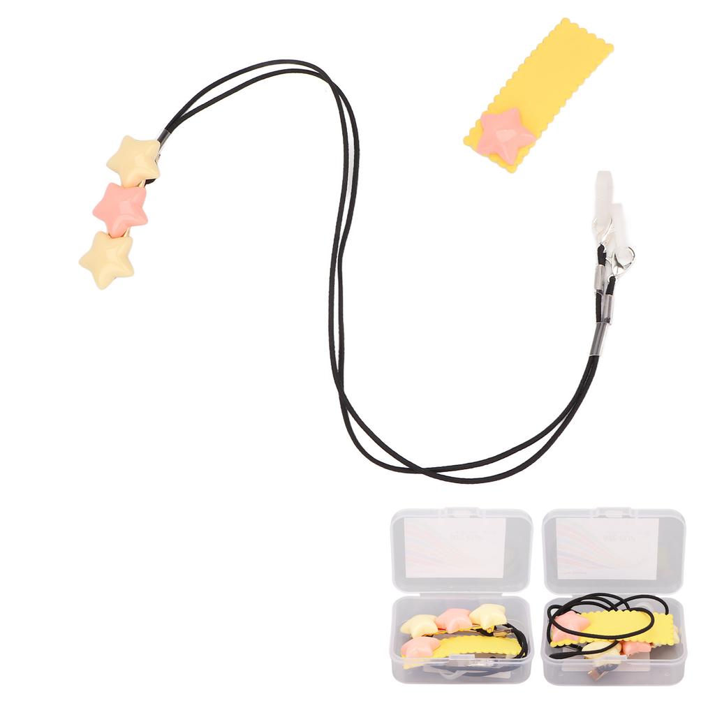 Hearing Amplifier Clip Holder Portable Cute Star Shaped BTE Hearing Amplifier Lanyard for Kid Elderl