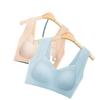 Women's Seamless Ice Silk Wireless Bra - Sexy, Backless, Plus Size Vest