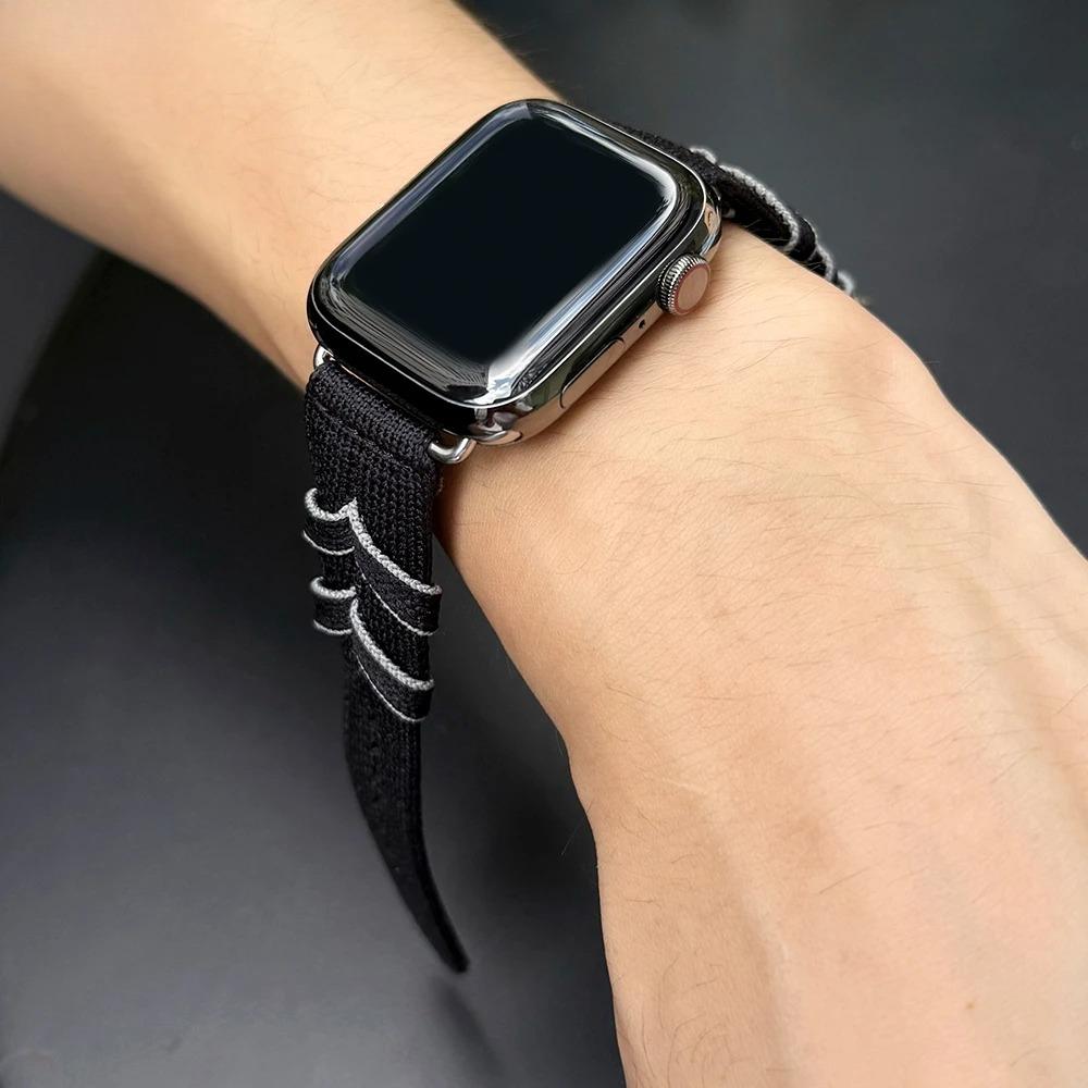 Strap For Apple Watch Ultra 3 49mm 46mm 42mm Braided Nylon Correa For iWatch Series 11 10 9 8 7 6 45mm 44mm 42mm 40mm 41mm Bracelet
