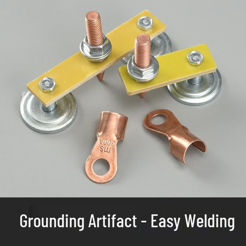 Multi-functional Magnetic Welding Hammer and Ground Clamp
