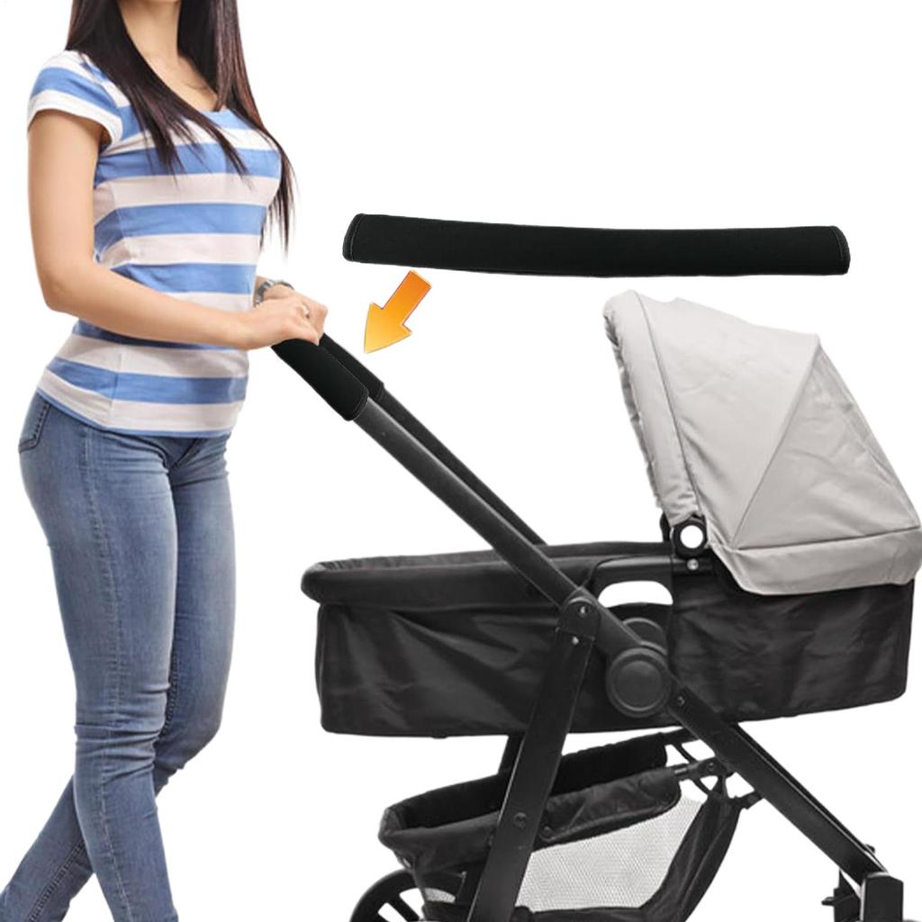 Stroller Handle Cover Removable Replacement Baby Stroller Handle Pad Wrap Dustproof Protector for Outdoor Protection Daily Park