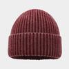 Fashion retro washed core-spun yarn knitted hat women's autumn and winter outdoor warm wool hat ear protection cold hat