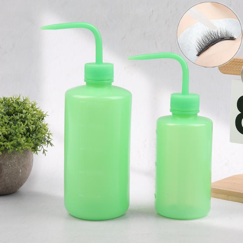 150/250/500/1000ml Tattoo & Eyelash Rinse Bottle: Squeeze Wash Tool for Professional Cleaning & Extension Care