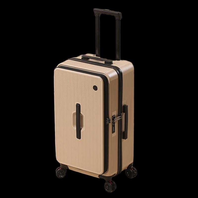 KarLot Durable Double-Sided Opening Travel Suitcase