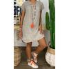 Cotton and Linen Dress