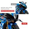 For Downforce Naked Frontal Spoilers Motorcycle Front Spoiler Kit Winglet Aerodynamic Wing GSX R1000 2017-2025 2024 GSX-R 1000 R