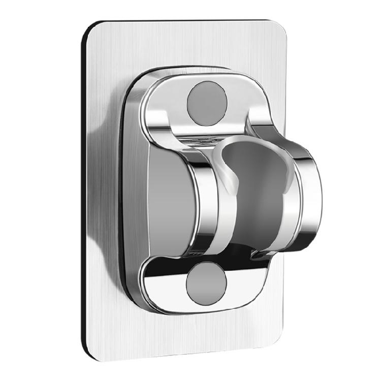 No Drilling Shower Holder 360° Adjustable Angles Adhesive Shower Head Bracket 1