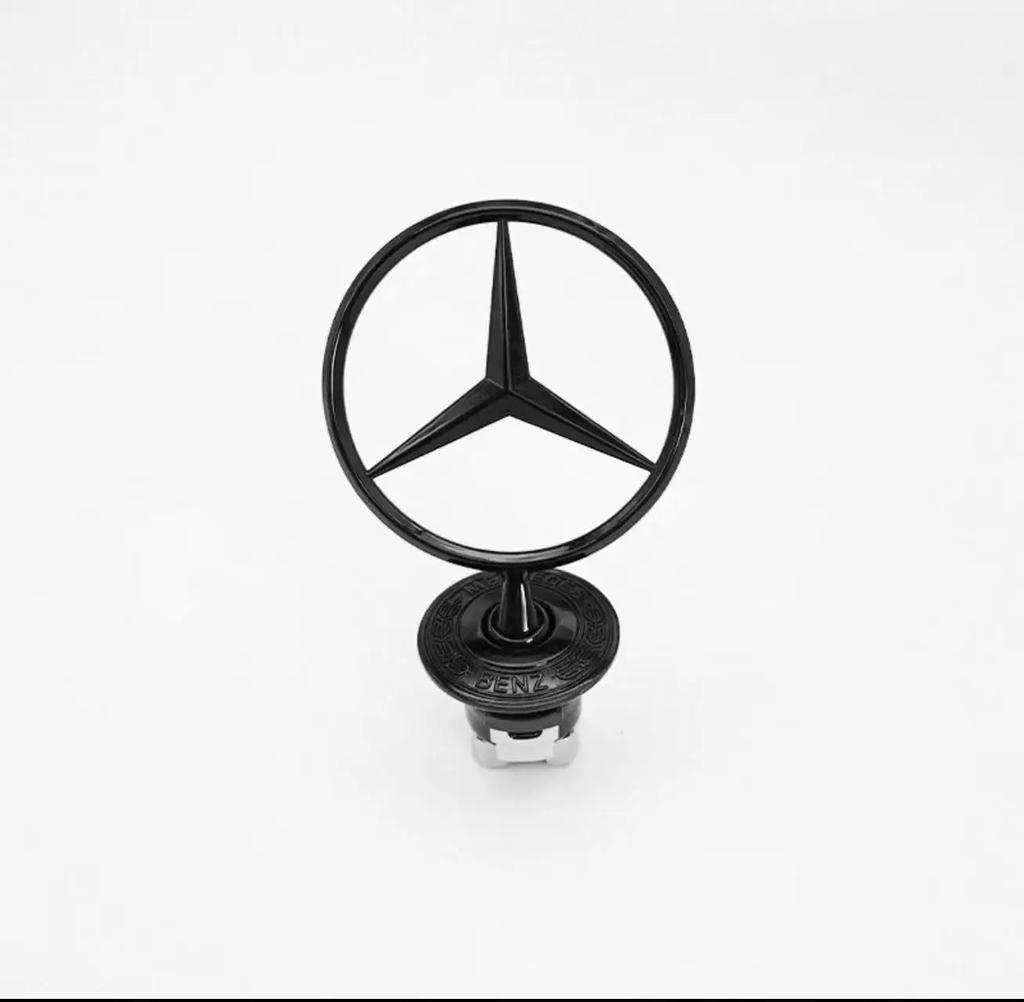 1pc 44mm car front hood modification accessory emblem for Mercedes Benz C-Class E-Class E260L E200 E260 E300 W211 W212 W213 PI1